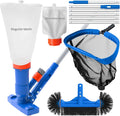Poolvio Pool Cleaning Kit with Spa Jet Vacuum Cleaner - Easy