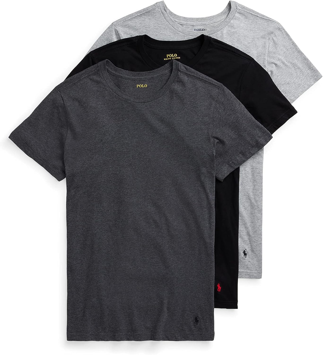 Polo Ralph Lauren Men's Classic Fit Undershirt Wicking 3-Pack