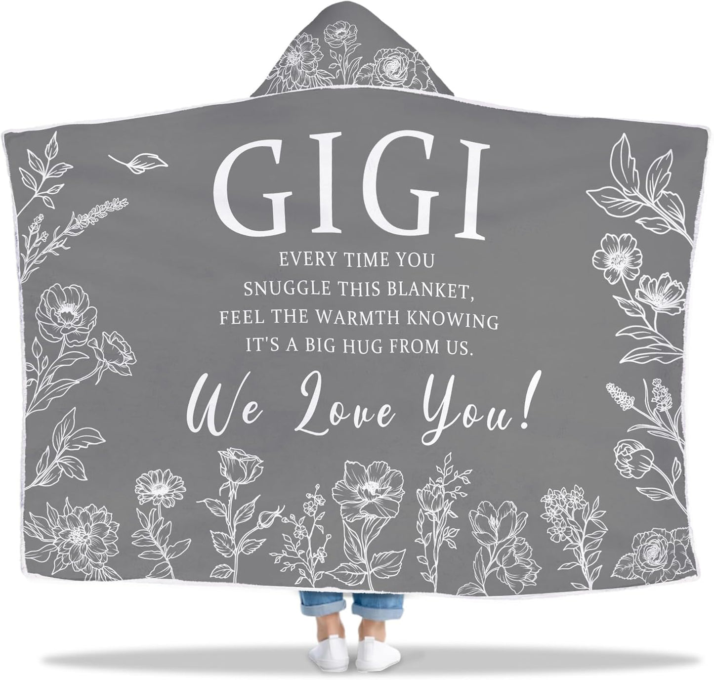 Gigi Hooded Blanket: Cozy Gift from Grandkids
