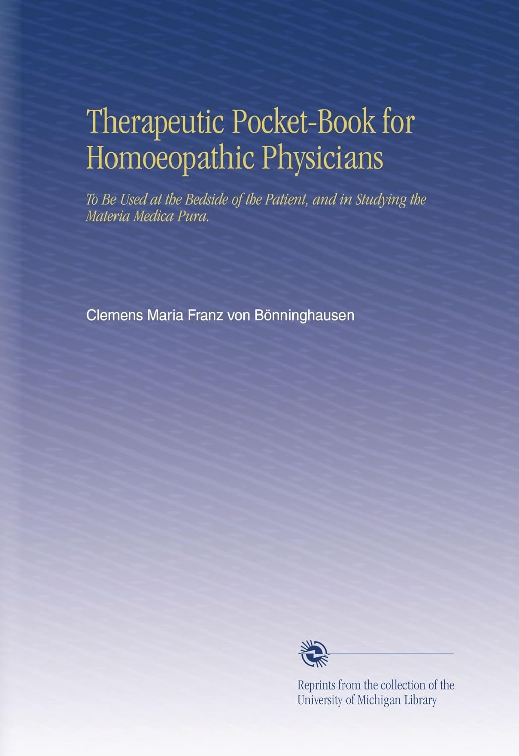 Therapeutic Pocket-Book for Homoeopathic Physicians Review