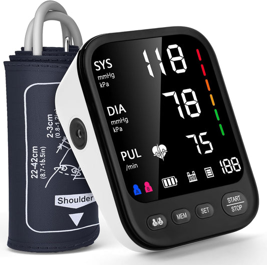 Invaxe Blood Pressure Monitor - Accurate Readings, Easy Use