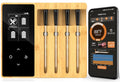 Accurate Smart Wireless Meat Thermometer - 4 Probes, Long Range