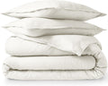 Bare Home Flannel Duvet Cover Set Full - Velvety Heavyweight Cotton