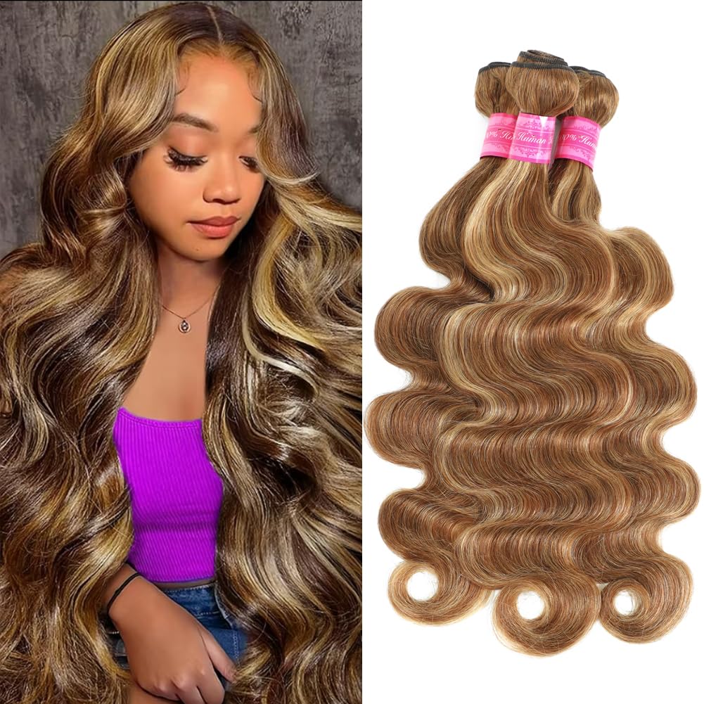 YISEA Ombre Highlight Body Wave Bundles for Gorgeous Hair