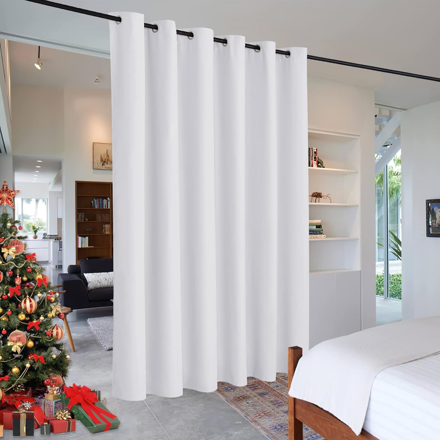 RYB HOME Room Divider Curtains for Privacy and Insulation