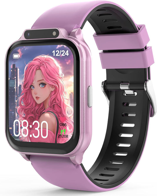 Kid's Smartwatch: Fitness Tracker, IP68 Waterproof, Fun Camera - Sootingot