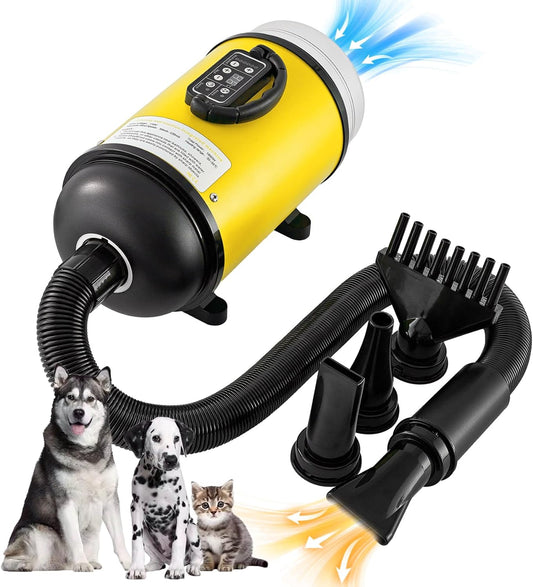 UNICOO Pet Dryer & Vacuum: Fast Grooming, Low Noise 