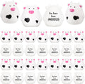 Mini Moo Cows 100 Set Bulk Rubber Cow Toys - Funny Thank You Gifts