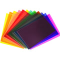 Colored Acrylic Sheets 1/8 in 12 Pack - Transparent Colored Plexiglass
