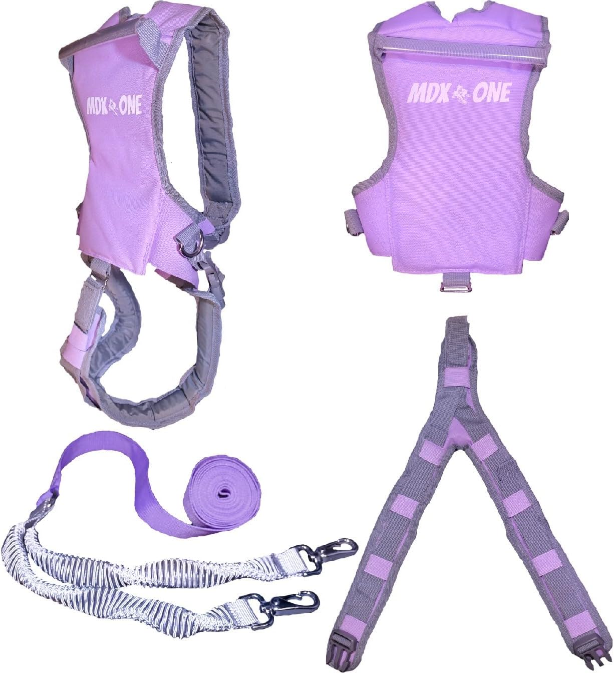 MDXONE Kids Ski Trainer with Bungee Absorption & Removable Seat
