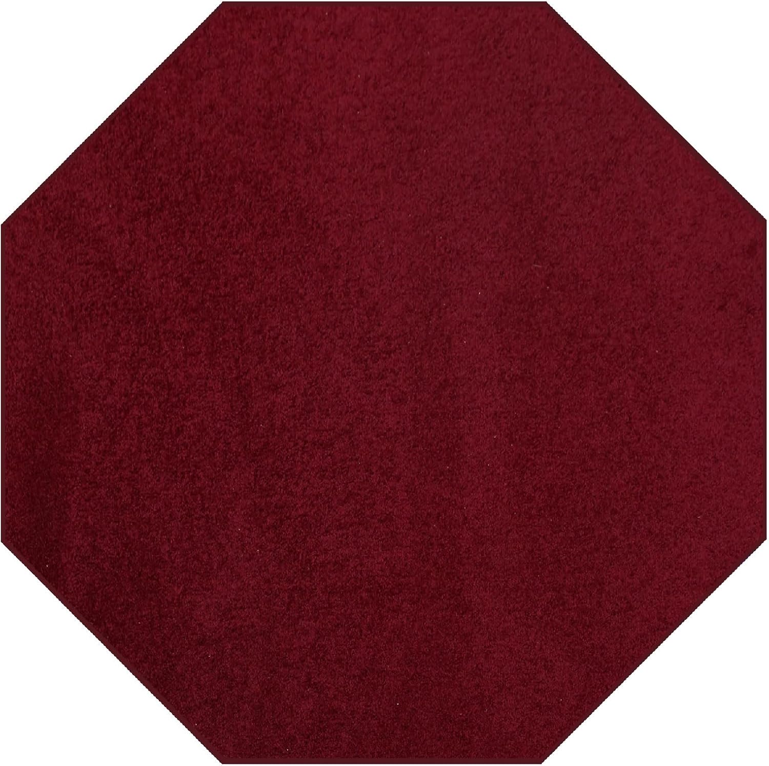 Burgundy Pet Friendly Solid Color Area Rugs for Home Decor