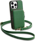 ZVE Wallet Case for iPhone 16 Pro with Card Holder - RFID Crossbody