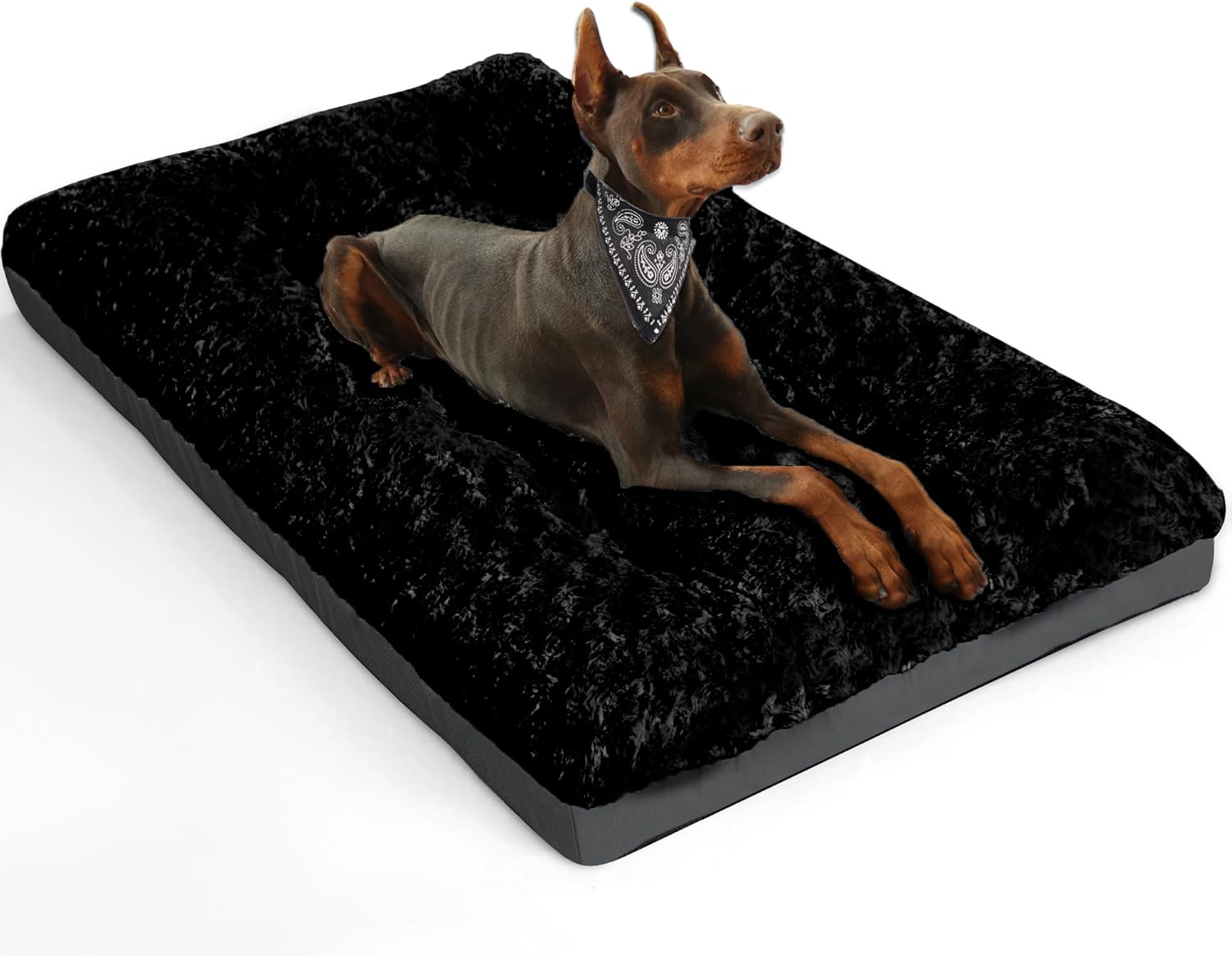 POCBLUE XL Dog Beds for Crate - Comfortable Plush Dog Mat