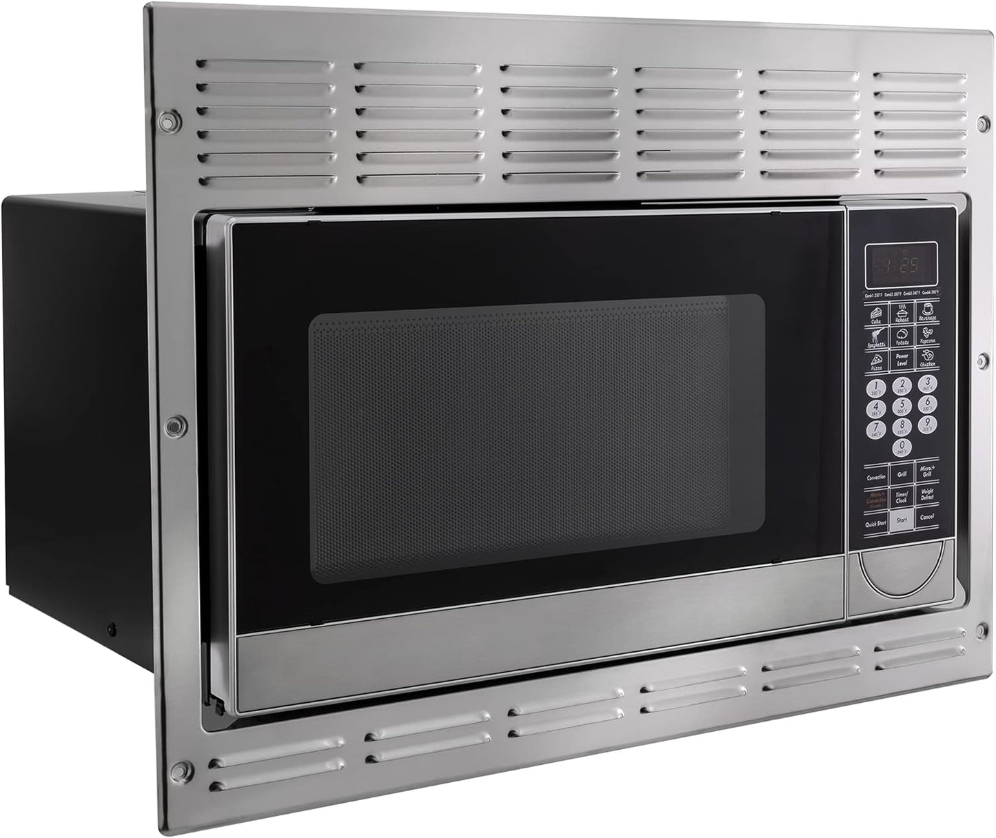 RecPro Stainless Steel RV Microwave | Direct Greystone Replacement