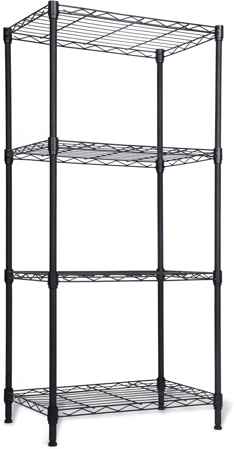 Whitmor 4 Tier Heavy Duty Metal Shelving for Home and Garage
