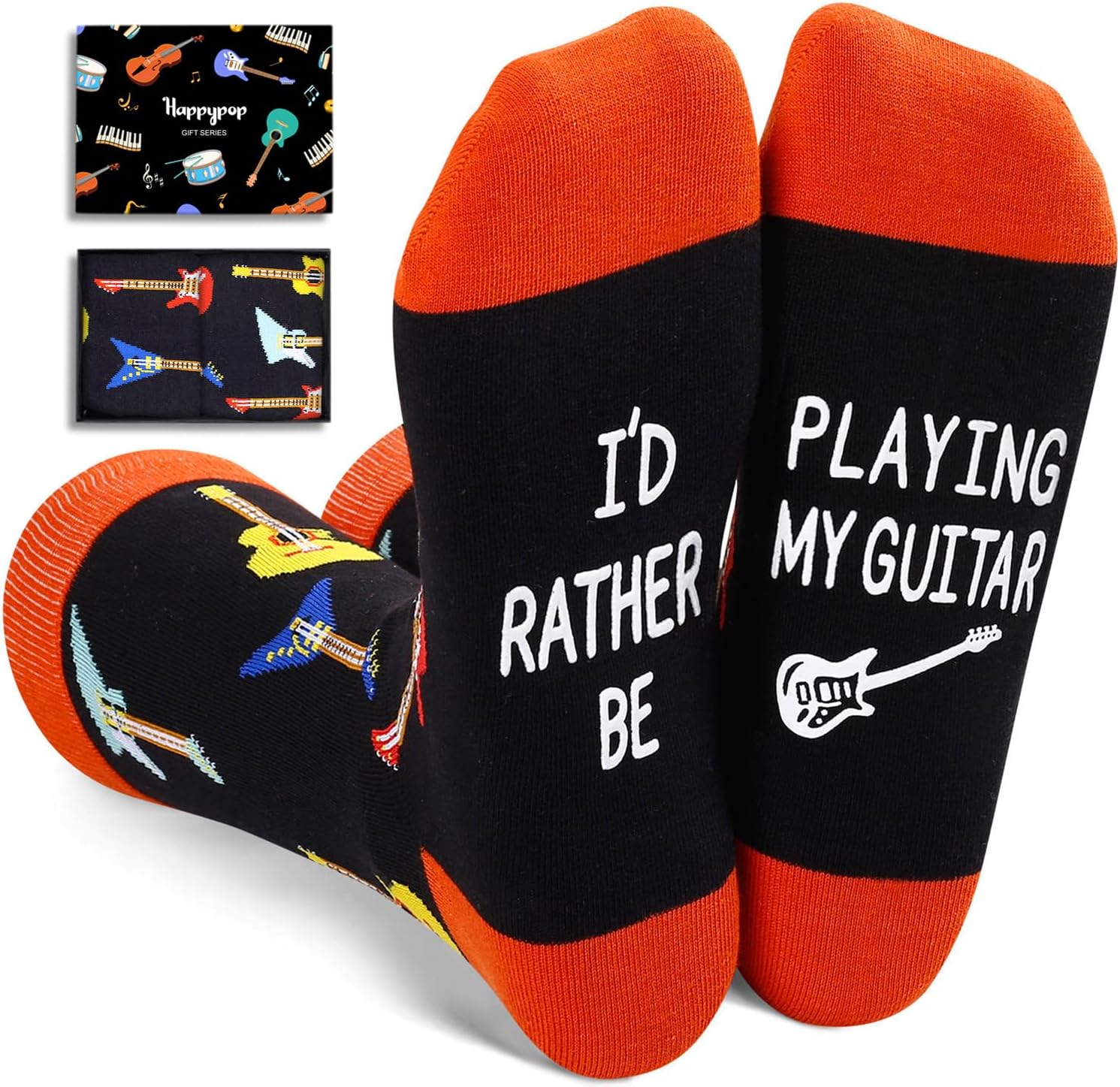 Rockin' Guitar Socks - Heavy Metal Fun!