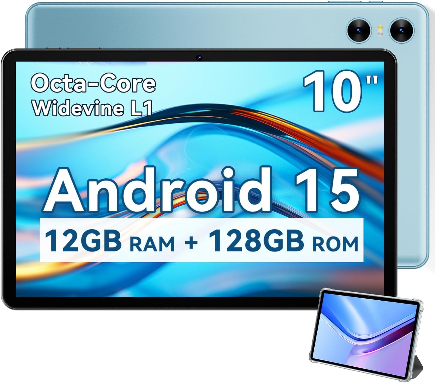 Android Tablet 10 Inch with 12GB RAM and 128GB Storage