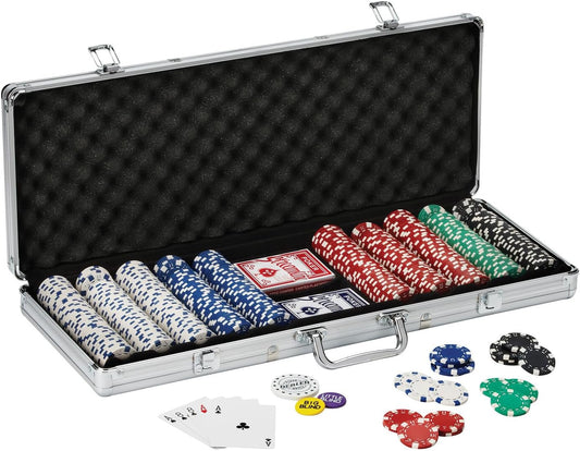 Fat Cat 11.5 Gram Texas Hold 'em Poker Chip Set for Fun Games