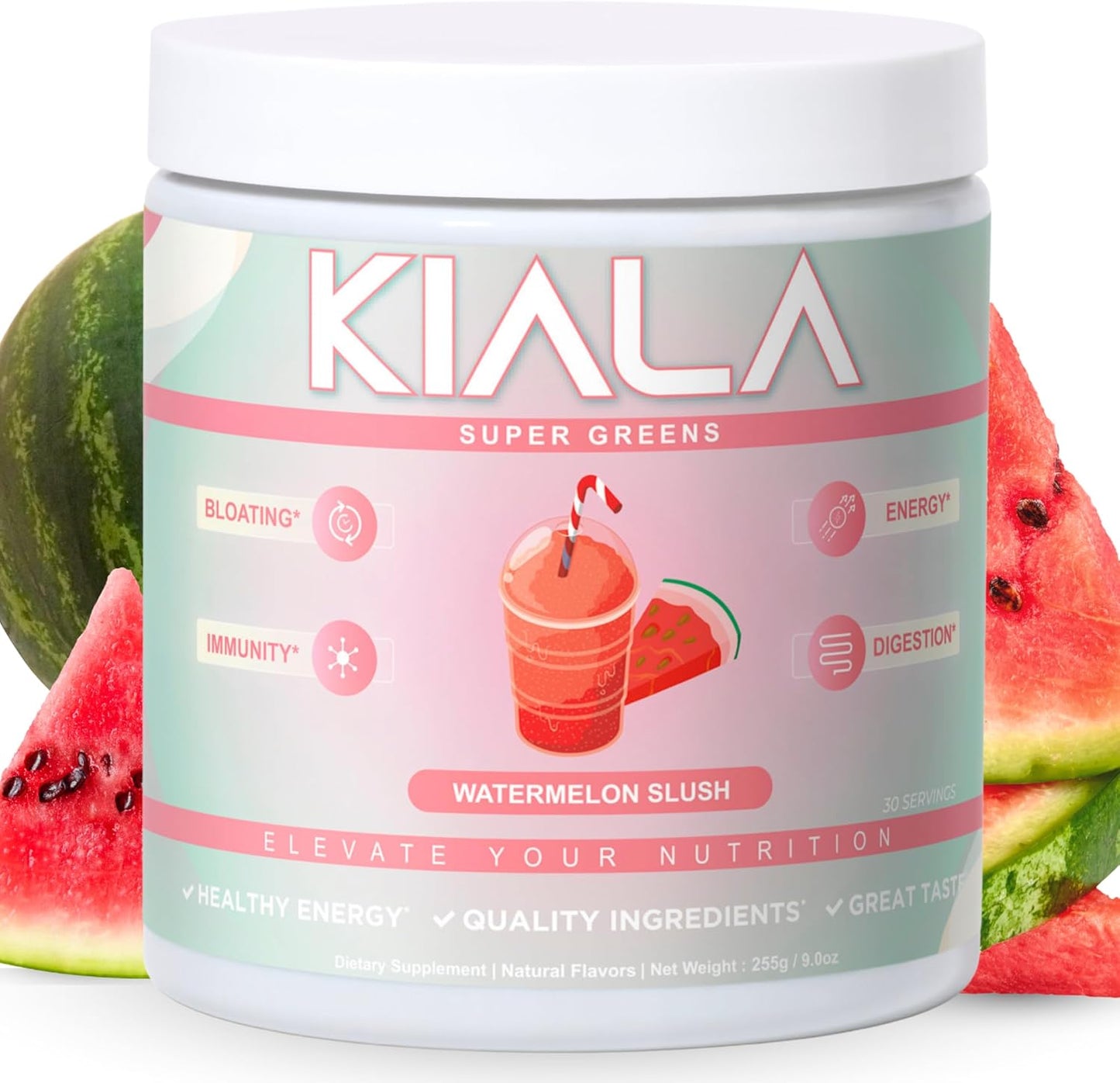 Kiala Nutrition Super Greens Powder for Gut Health & Immunity
