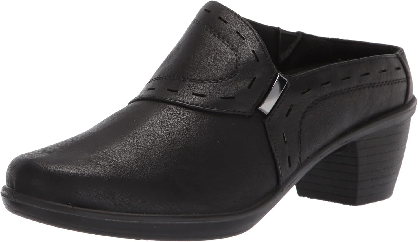 Easy Street Womens Mule with 2 Inch Block Heel for Comfort