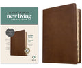 NLT Personal Size Giant Print Bible Rustic Brown LeatherLike