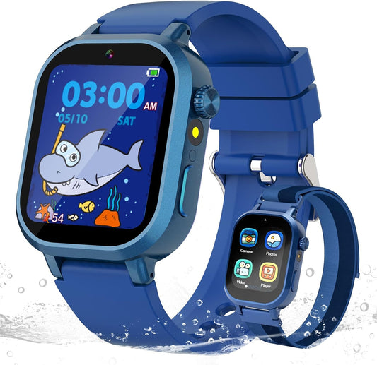 Kids Waterproof Smart Watch with Games and Music Player for Boys