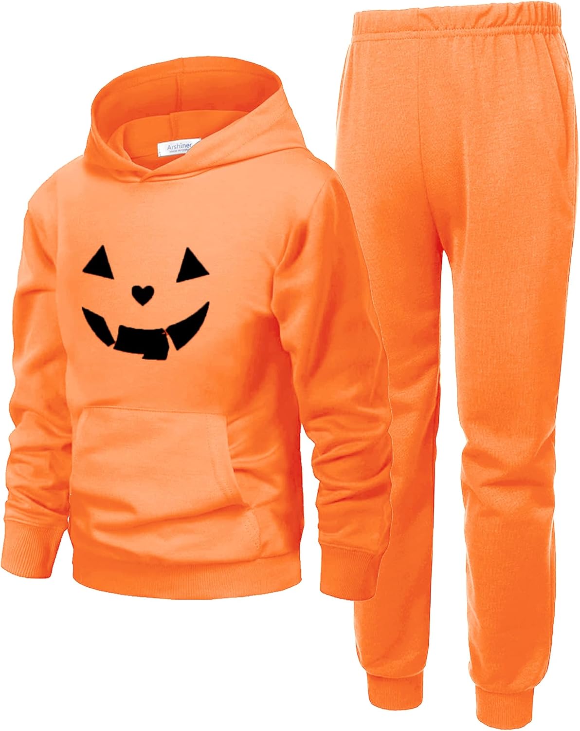 Arshiner 2 Piece Outfit Boys Pullover Hoodies Sweatshirt Set
