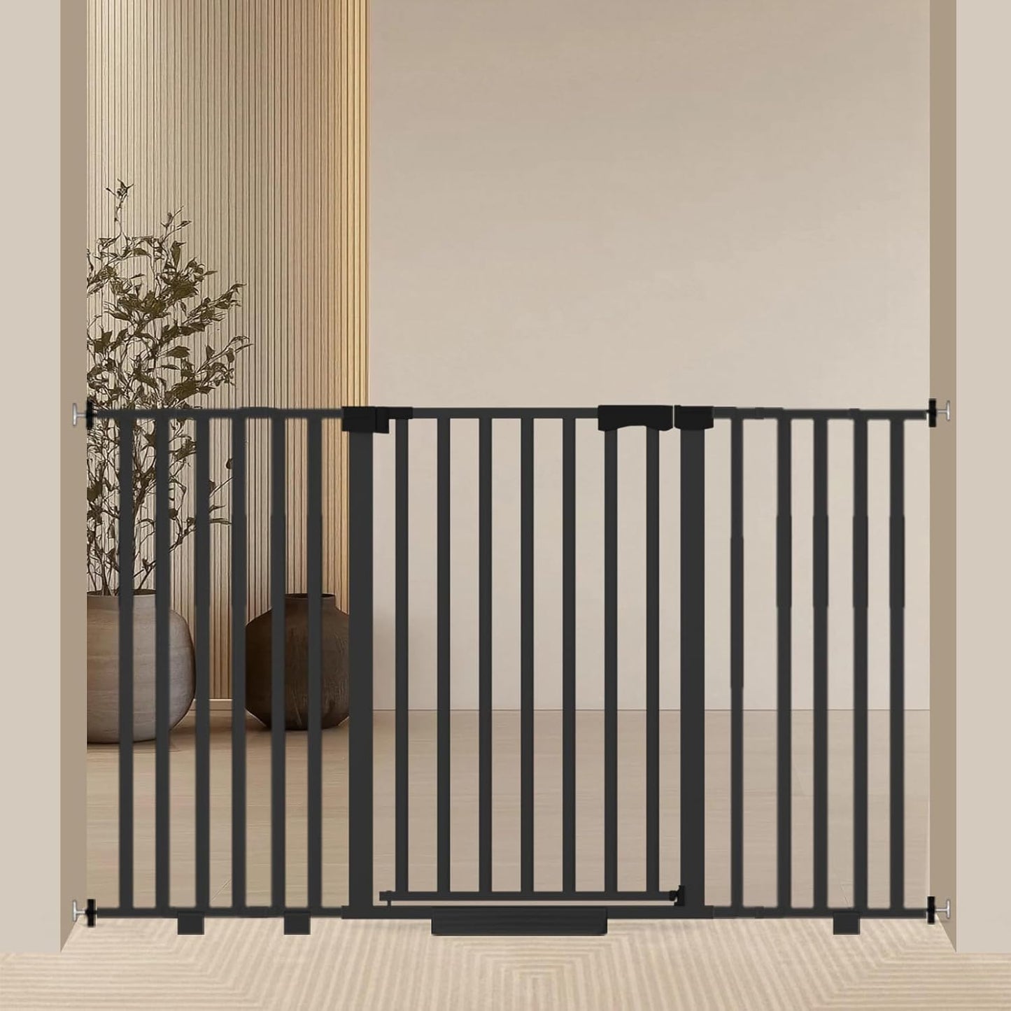 Extra Wide Baby Gate for 30-63 Inch Openings - Safe & Sturdy