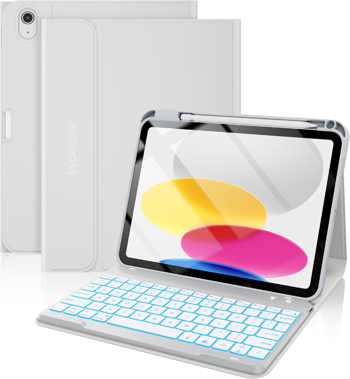 Typecase Folio Keyboard Case for iPad 10th Gen with Backlight