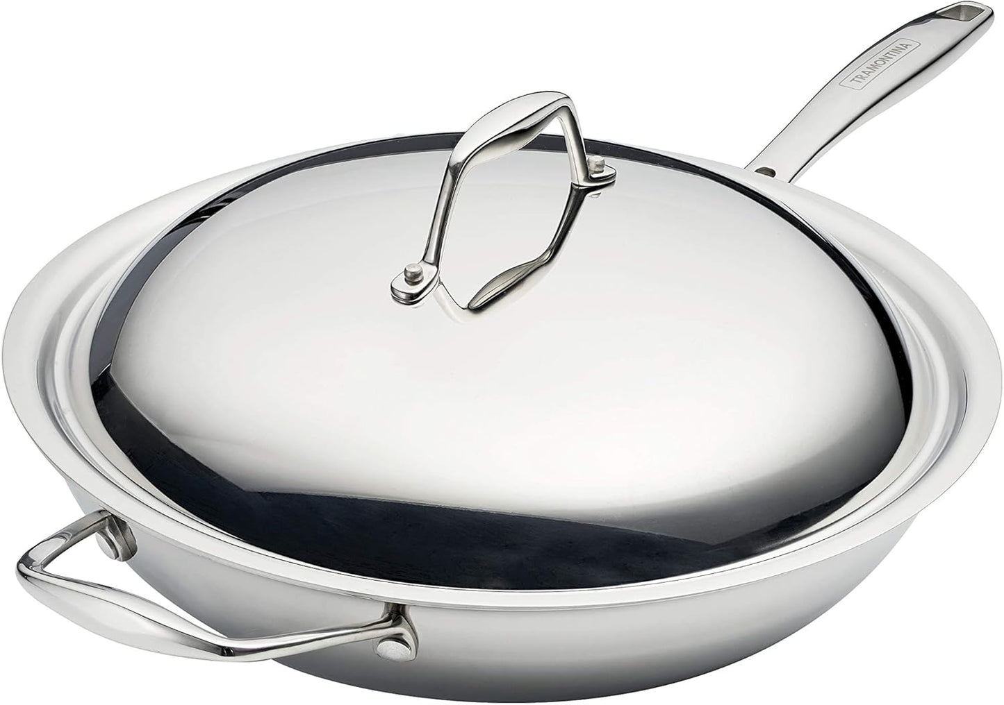 Tramontina Signature Tri-Ply Clad 12.5-Inch Wok for Cooking