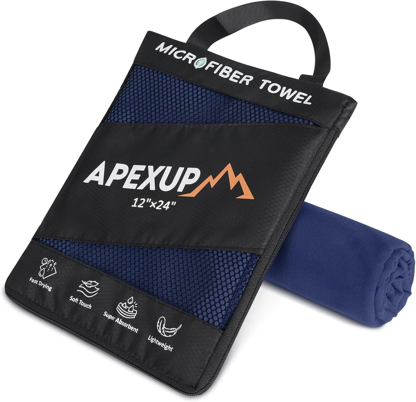Quick Dry Microfiber Gym Towel by APEXUP