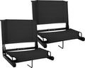 Bleacher Chairs with Back and Cushion - Comfortable Stadium Seat