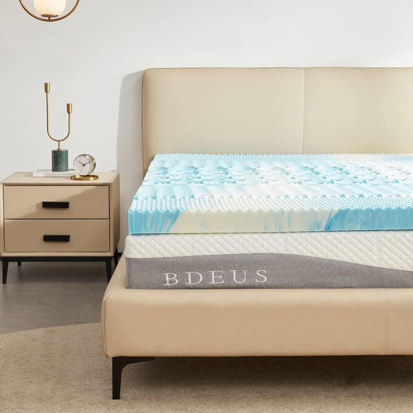 SINWEEK 3 Inch Mattress Topper for Ultimate Comfort and Support
