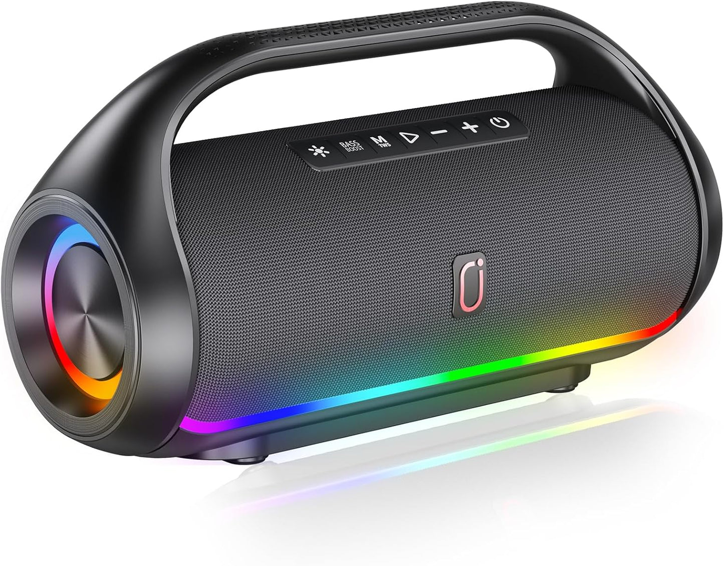 HWWR Portable Waterproof Bluetooth Speaker - Powerful Bass & Lights