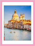 18x24 Poster Frame Pink Solid Wood Picture Frame - Versatile Display