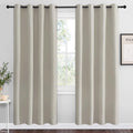 NICETOWN Natural Room Darkening Curtains 78in Long - Privacy & Energy