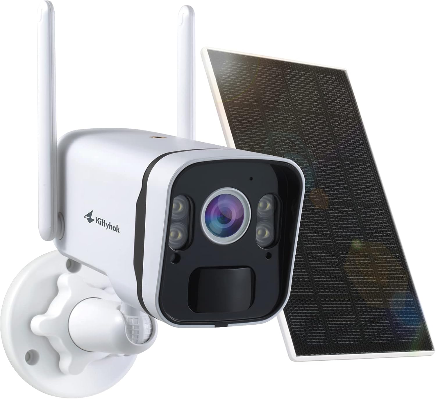 Kittyhok 2K Solar Security Camera Outdoor with Night Vision