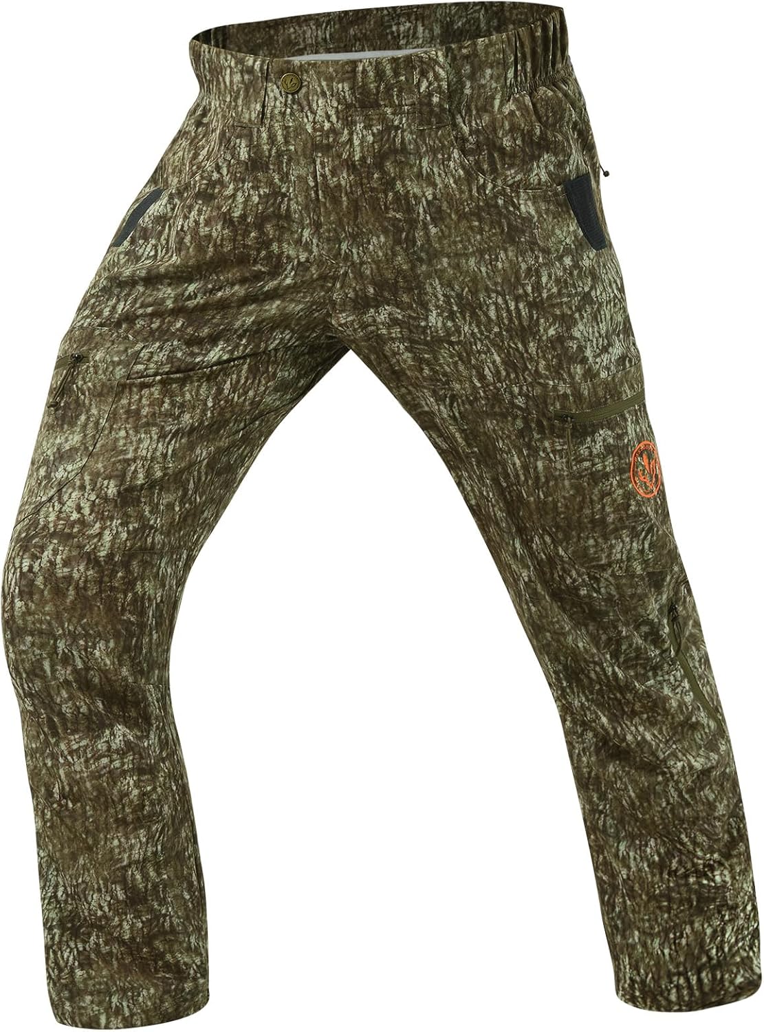 BASSDASH Mens Lightweight Hunting Pants for Spring and Summer