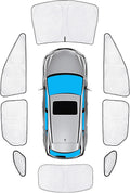 KMF 8pcs Thicken Full Window Sun Shades for Lexus RX 2016-2022