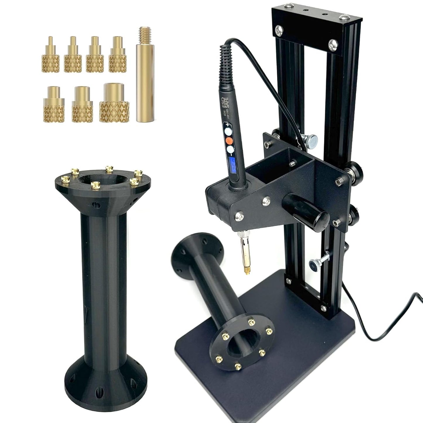 Vertical Heat Press Machine for 3D Printing and Plastic Inserts
