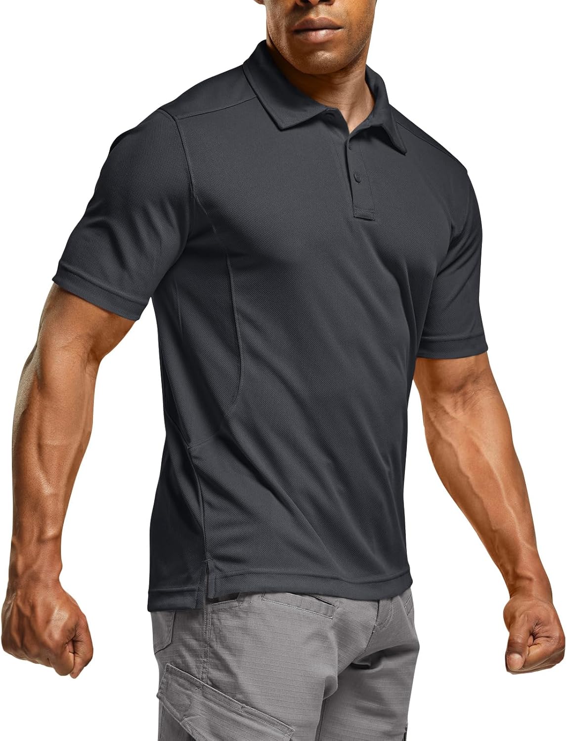 UPF 50+ Tactical Polo by CQR - Stay Dry & Protected