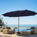 15FT Patio Umbrella Large Outdoor Double-Sided Market Umbrella - Extra
