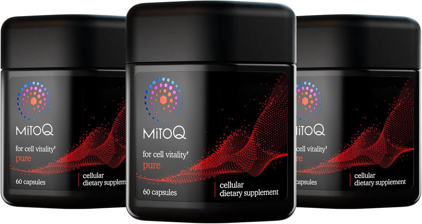 MitoQ Pure Advanced Mitochondria Supplement for Healthy Aging