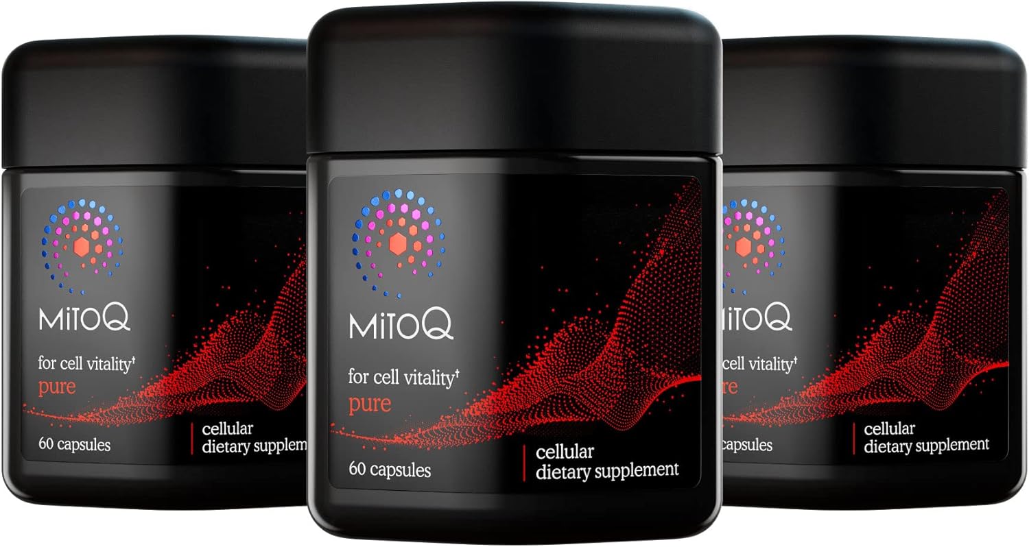 MitoQ Pure Advanced Mitochondria Supplement for Healthy Aging