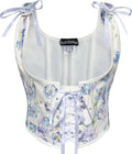 Scarlet Darkness Womens Bustier - Underbust Corset with Zip Closure