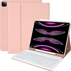 Keyboard Case for iPad Pro 12.9 with Detachable Wireless Keyboard