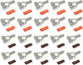 4/0 Gauge 10 Pairs Top Post Battery Cable Ends - Durable Replacement