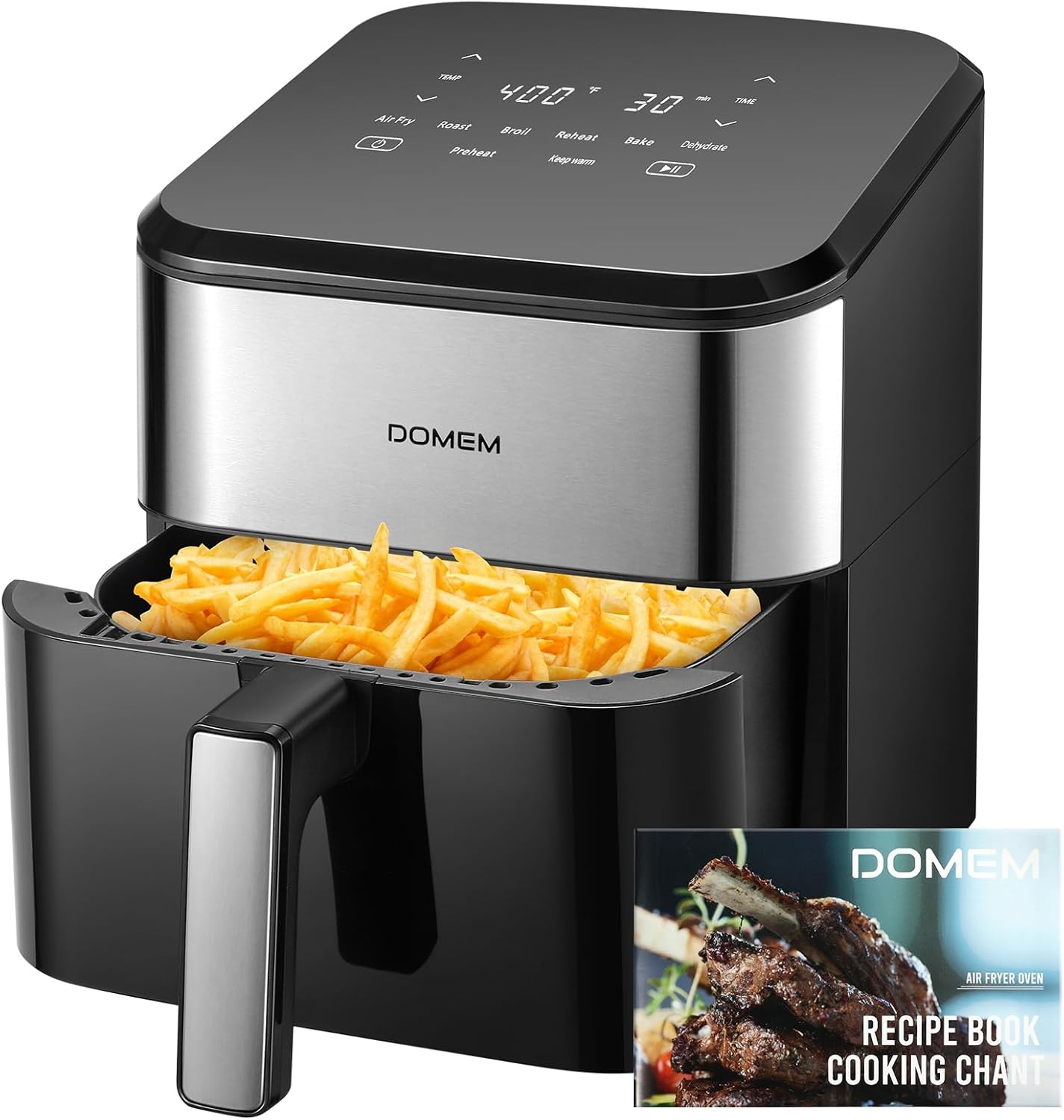 DOMEM 1500W Air Fryer: Cook Healthy with Ease