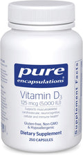 Vitamin D3 5,000 IU Supplement - High Potency Bone & Immune Support
