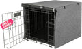 Dog Crate Cover 48 in Grey - Polyester Kennel Cover for Privacy